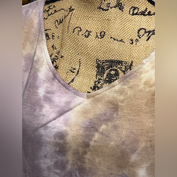 Carole Christian Dress Tie Dye Midi Side Pockets Size M Stretchy Boho Hippie - Picture 7 of 11